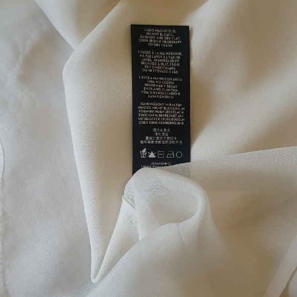 NWT J Brand 100% Silk Cream Camisole Tank Size M - Picture 10 of 12